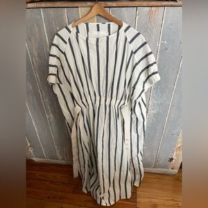 Toogood Striped Black and White Maxi Dress